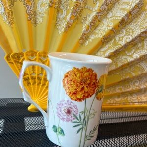 Stechcol Gracie Bone China Coffee/Tea Floral Mug